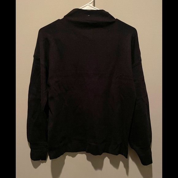 NWT C.Cline Black Long Sleeve Shirt top Solid S - Picture 3 of 7